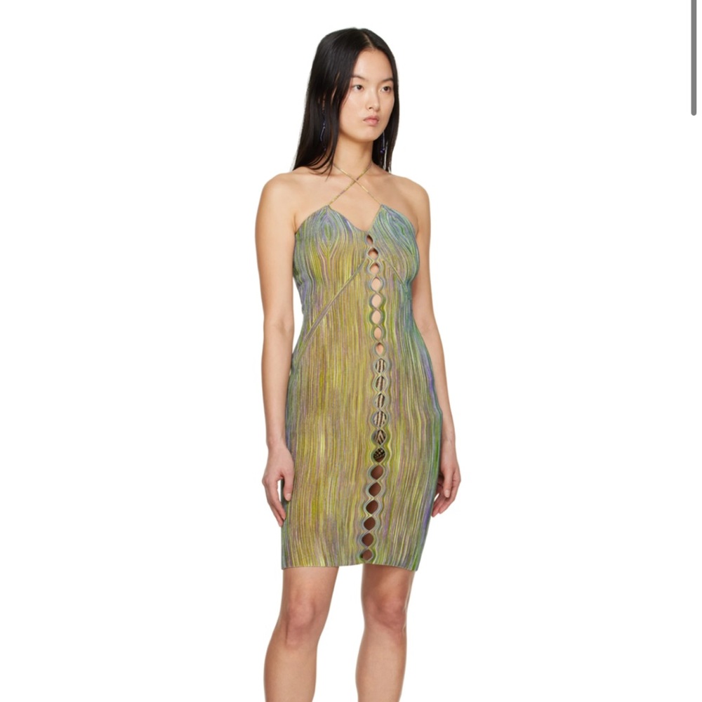 Brand new Isa Boulder mini multicolor dress